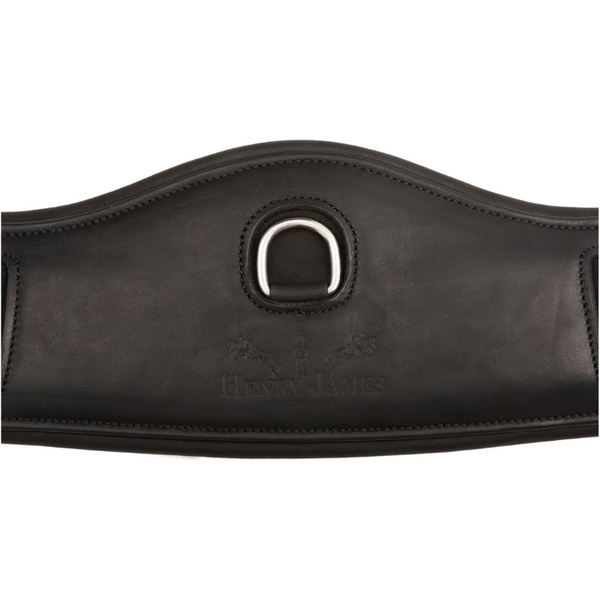 2025 Henry James Saddlery Curved Anatomic Short Girth GRTH-03-SHT - Black